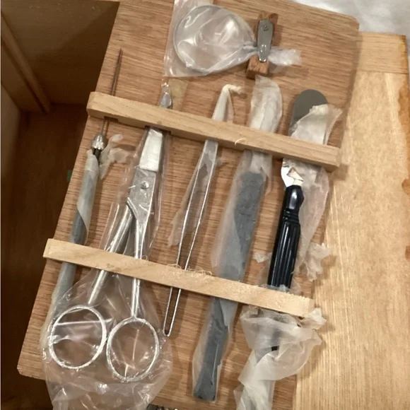 HOC Vintage Black Microscope COMPLETE .. NIB very rare - Picture 6 of 9